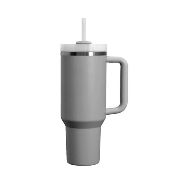 Tumbler with Handle & Straw – Flow State 3-Position Lid, Stainless Steel
